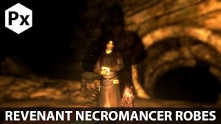 Skyrim Mod Spotlight Revenant Necromancer Robes [upl. by Annetta]