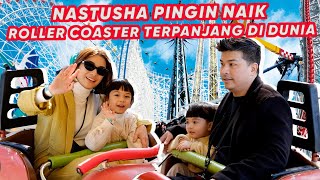 NASTUSHA amp DANTE NAIK ROLLER COASTER DI NAGASHIMA SPA LAND JEPANG [upl. by Enilarak]