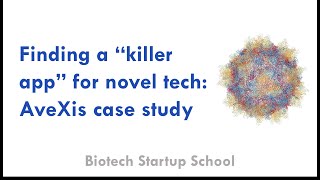 Finding a quotkiller applicationquot for novel biotech AveXis case study [upl. by Ashton581]