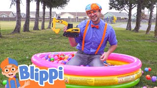 Renk Topları ve Makinelerle Renkleri Öğren  Blippi Türkçe  Çocuklar için Eğitici Videolar [upl. by Germann651]