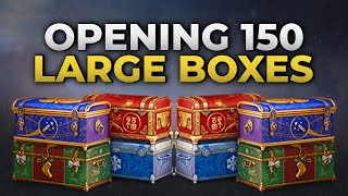 Opening 150 Large Boxes • World of Tanks [upl. by Johiah52]