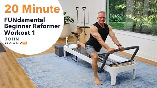 FUNdamental Beginner Reformer Workout 1 [upl. by Juley]