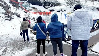 indha snow place vera level  Lachung to katao vlog  sikkim viral enjoyment lachung [upl. by Amrak152]