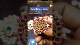 Gold finger ring 💍  beautiful jewellery  snehamanasagoud  trending jewellery [upl. by Alten]