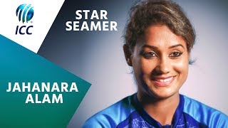 Jahanara Alam  Bangladeshs Star Seamer  ICC Player Feature [upl. by Felita252]