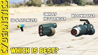 GTA 5  UPNATOMIZER vs UNHOLY HELLBRINGER vs WIDOWMAKER [upl. by Ramilahs]