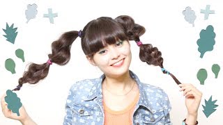 HIT HAIR  VO5ヘアスプレイでガーリーなキャンプスタイル [upl. by Babbette]