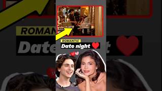 Kylie Jenner and Timothée Chalmat Cute Date Night 🥰 shorts kylie timotheechalamet fyp [upl. by Nylissej]