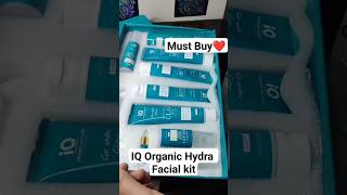 IQ Organic Manual Hydra Facial kit Unboxing and Reviewshorts cosmetics [upl. by Dena435]