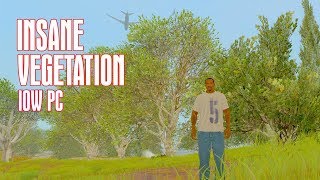 GTA SA  New Tree amp Grass  Insane Vegetation  GTA SA MODS [upl. by Darlleen116]