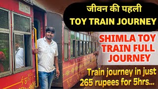 Shimla Toy Train Journey  Kalka To Shimla Toy Train  Himalyan Queen  Toy Train Video  Shimla [upl. by Tram160]