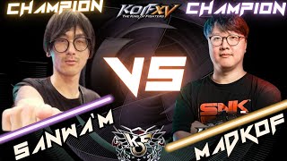 KOFXV ⚡ SANWAM 🇯🇵 VS MADKOF ⚡ STEAM REPLY 1080p ⚡ KING OF FIGHTERS 15 [upl. by Adriano]