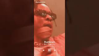 Runtowns mad over you is such a vibe🔥🔥runtown afrobeats lyricsedit lyricsvideo davidstunna [upl. by Whale]