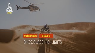 DAKAR2021  Stage 3  Wadi AdDawasir  Wadi AdDawasir  BikeQuad Highlights [upl. by Meier]