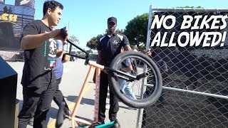 NO BIKES ALLOWED AT THE LONG BEACH DEW TOUR [upl. by Akimet]