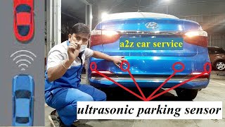 car ultrasonic parking sensor problem check  car reverse gear parking BiBiBi sound not working [upl. by Barty]