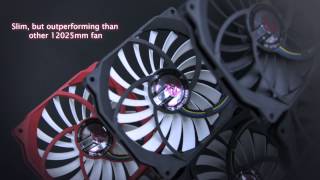 Aeolus Beta  RaiJintek  Worlds thinnest and most powerful 120mm Fan [upl. by Clauddetta40]