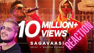 Sagavaasi  REACTION  Coke Studio Tamil  Arivu x Khatija Rahman [upl. by Eilsehc]