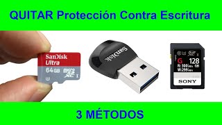 DESACTIVAR Protección Contra Escritura en Memoria USB SD Micro SD y Disco Duro│ Reparar Memoria [upl. by Emmeram]