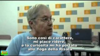 Yoga della Risata nelle case di riposo per anziani  Simona Krebs a Maribord [upl. by Aniger]