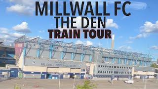 THE DEN  MILLWALL STADIUM ★ HOME OF MILLWALL FOOTBALL CLUB FC TRAIN TOUR [upl. by Drawde]