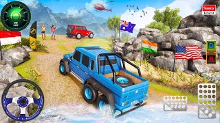 Real Offroad Jeep Driving Simulator 3D  4x4 Driver 2024  Android GamePlay [upl. by Isolda]