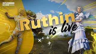 Ruthin is Live Solo v Squad bgmi pubg pubgm [upl. by Urissa336]