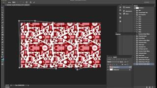 Photoshop CC  Patterns and perspective warp tutorial [upl. by Tudor]