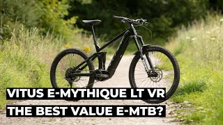 Vitus eMythique LT VR review  The best value eMTB [upl. by Anirtek279]