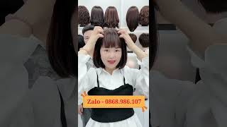 Bạn muốn thay đổi kiểu tóc nhanh chóng Xem ngay mẫu tóc giả Vic M2 hair wigs hairstyle [upl. by Aserret645]