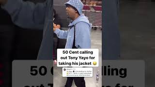 50 Cent calling out Tony Yayo for taking his jacket 😅 [upl. by Abba585]