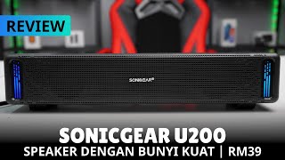 REVIEW  Speaker Paling Kuat dan Lantang RM39  Sonicgear 200U [upl. by Darci]