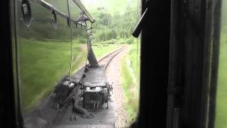 The Jacobite footplate ride 3rd July 2012 [upl. by Rephotsirhc]