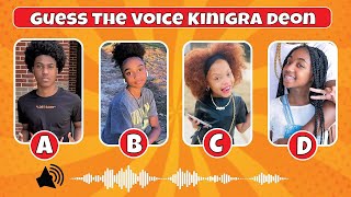 Guess The Voice Kinigra Deon The KRown Family Members Kinigra Deon Seraph Roman Too Lit [upl. by Ternan286]