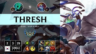 Thresh Support vs Heimerdinger  KR Challenger Patch 1412 [upl. by Iniffit]