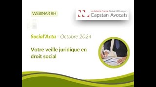 Replay Actu sociale 17 octobre 2024 [upl. by Lusty]