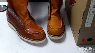 unboxing testingRED WING 877 [upl. by Inajar]