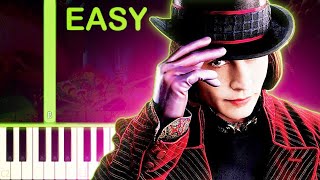 Charlie and the Chocolate Factory Theme Song  EASY Piano Tutorial [upl. by Pardner]