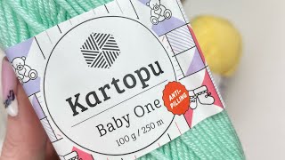 🧶 Kartopu Baby One  Wyjątkowe Włóczki dla Maluszków i Nie Tylko 🌟Dziergaczkowo [upl. by Nnylyaj]