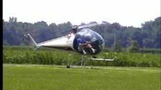 Helicopter pilot loses control on takeoff [upl. by Idham96]