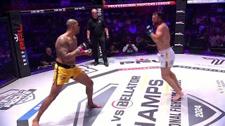 It was lights out for Ryan Bader after this Renan Ferreira KO 🙈 MMA PFL Shorts [upl. by Yeliah]