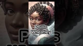 Phillis Wheatley Edit facts black history edit shorts philliswheatley blackhistorymonth art [upl. by Wei149]