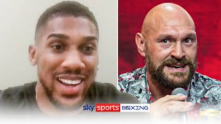 quotImagine what I WOULD DO to Fury 😤  Anthony Joshua on heavyweight rivals [upl. by Yecal]