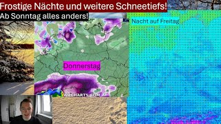 Weitere SCHNEEFÄLLE bis SAMSTAG Nächte FROSTIG  Ab SONNTAG FRÜHLINGSHAFT [upl. by Dian]