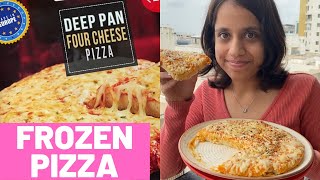 Iceland deep dish pizza review  frozen pizza review [upl. by Krutz]