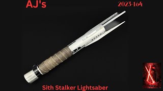 AJs Korbanth quotSith Stalkerquot Neopixel Lightsaber with CFX [upl. by Enelrahc]