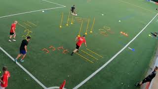 Fussballtraining SpeedParcour Teil 1 [upl. by Sixla]