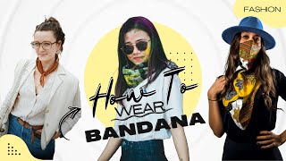 How to Wear a Bandana  Different Ways to Wear Bandana [upl. by Enyalahs]