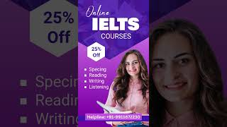 IELTS Online Classes  education studyabroad ielts shorts youtubeshorts youtube instagram [upl. by Yoral675]