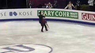 GPF2015 SD3 Anna CAPPELLINILuca LANOTTE ISU Grand Prix Final Ice Dance BARCELONA [upl. by Stickney616]